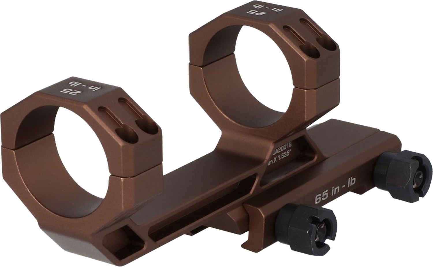 Sig Sauer Alpha MSR Scope Mount, 30mm, 1.535" Height, 0 MOA, Coyote Brown