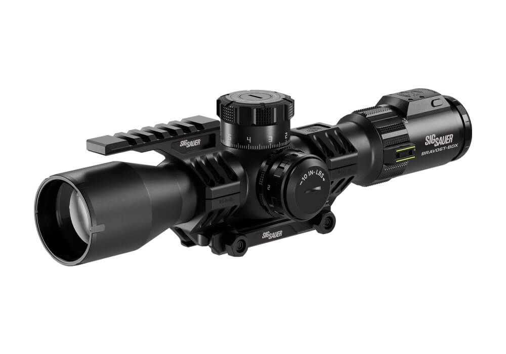 Sig Sauer BRAVO6T BDX 3-18x44mm FFP Rifle Scope with eTRAK