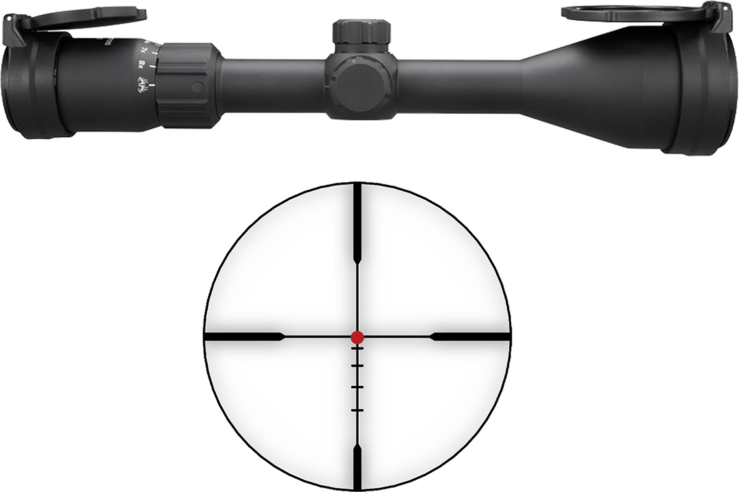 Sig Sauer Buckmasters 3-9x50mm Hellfire BDC Illuminated Rifle Scope