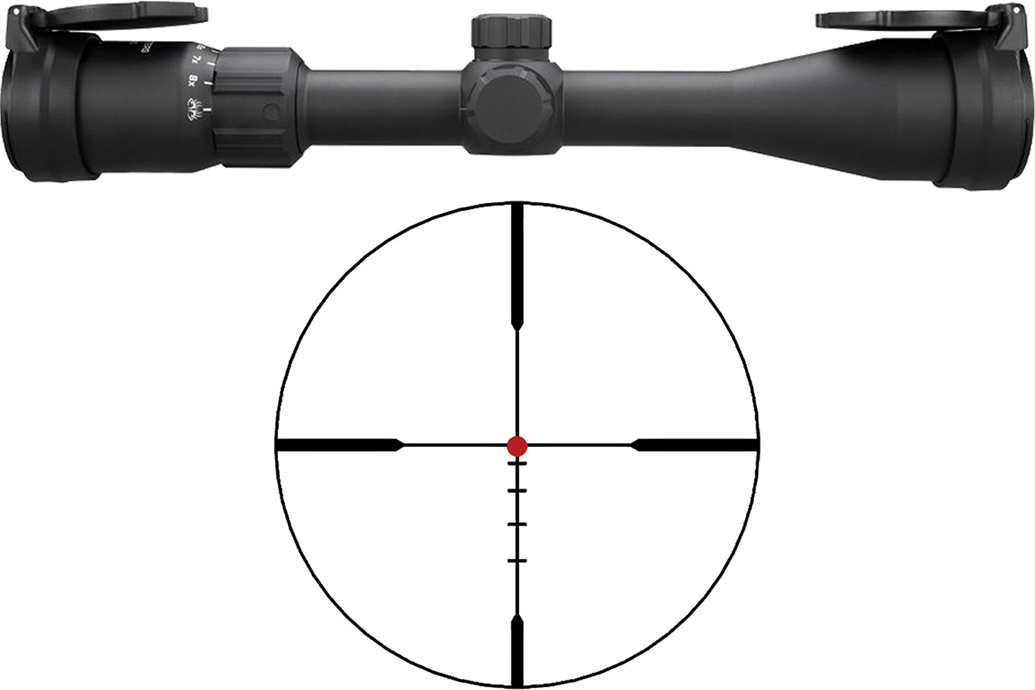 Sig Sauer Buckmasters Hellfire BDC Illuminated 3-9X40mm Rifle Scope