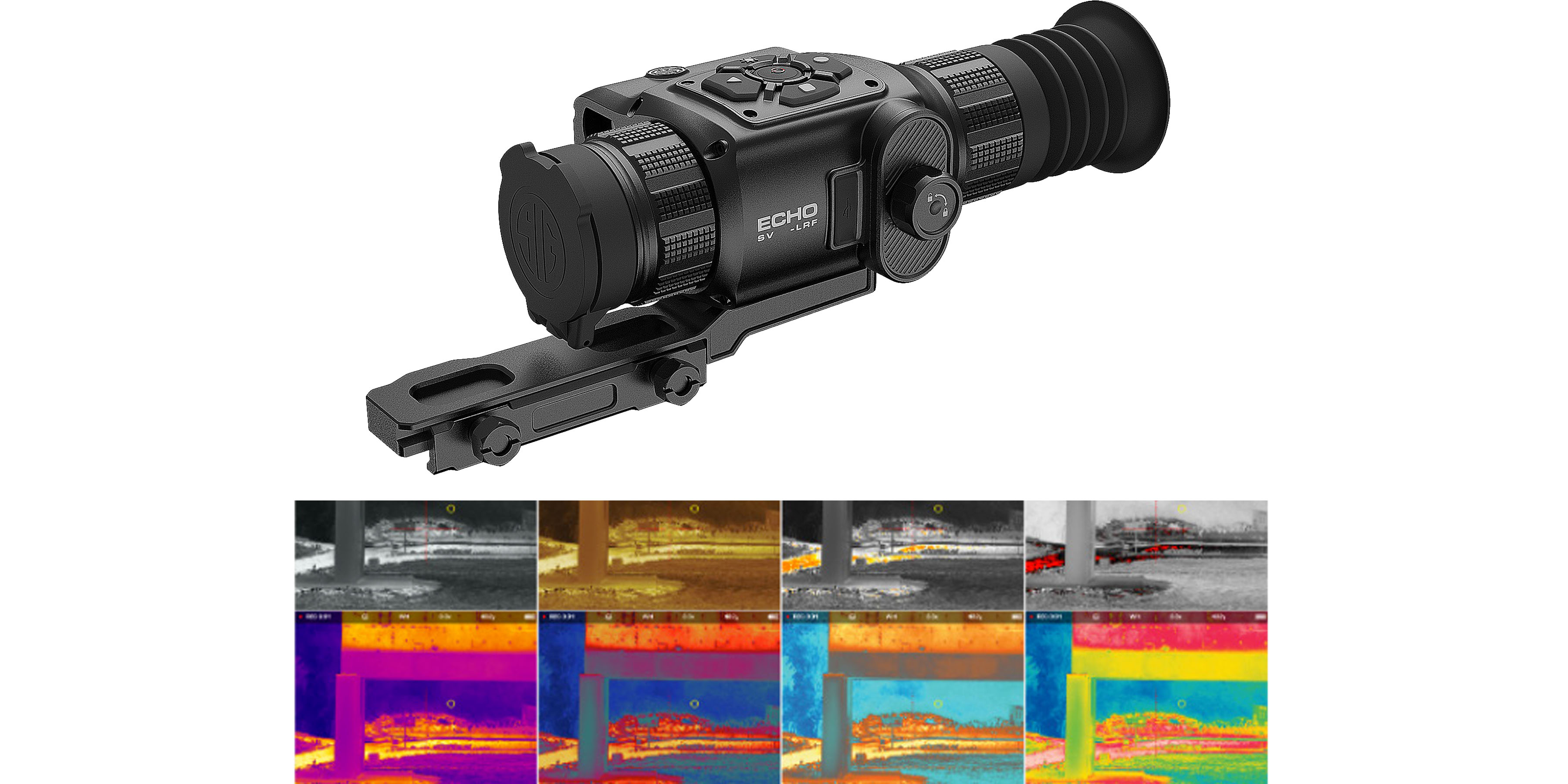 Sig Sauer Echo SV50-LRF Thermal Weapon Sight, 2-16x50mm