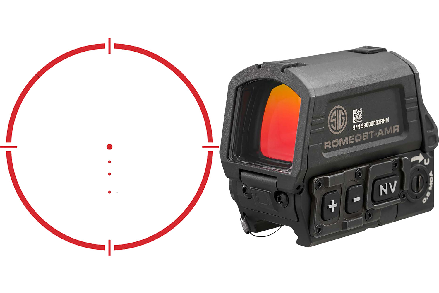 Sig Sauer Romeo8T-AMR Red Dot Sight with 40mm Objective