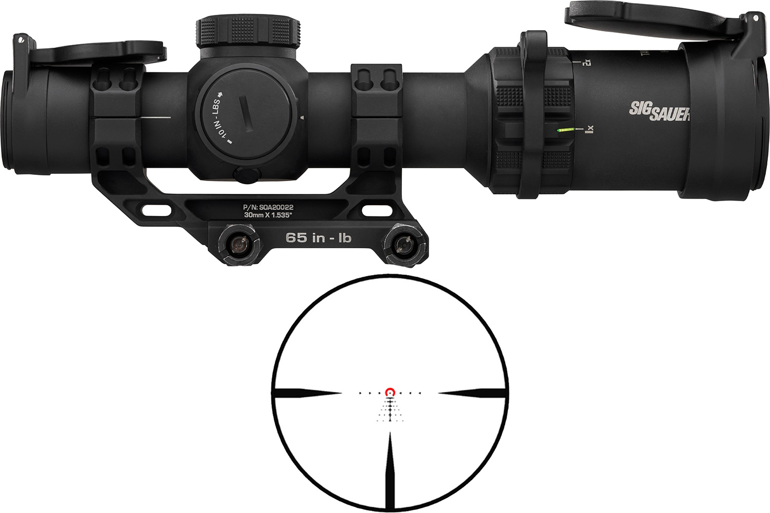 Sig Sauer Tango-MSR Compact 1-10x24mm Rifle Scope