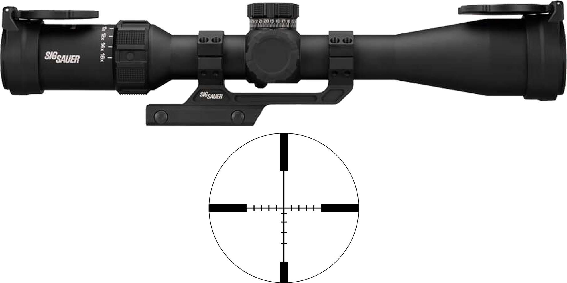 Sig Sauer Tango SPR 4-16x44mm Rifle Scope with Mount