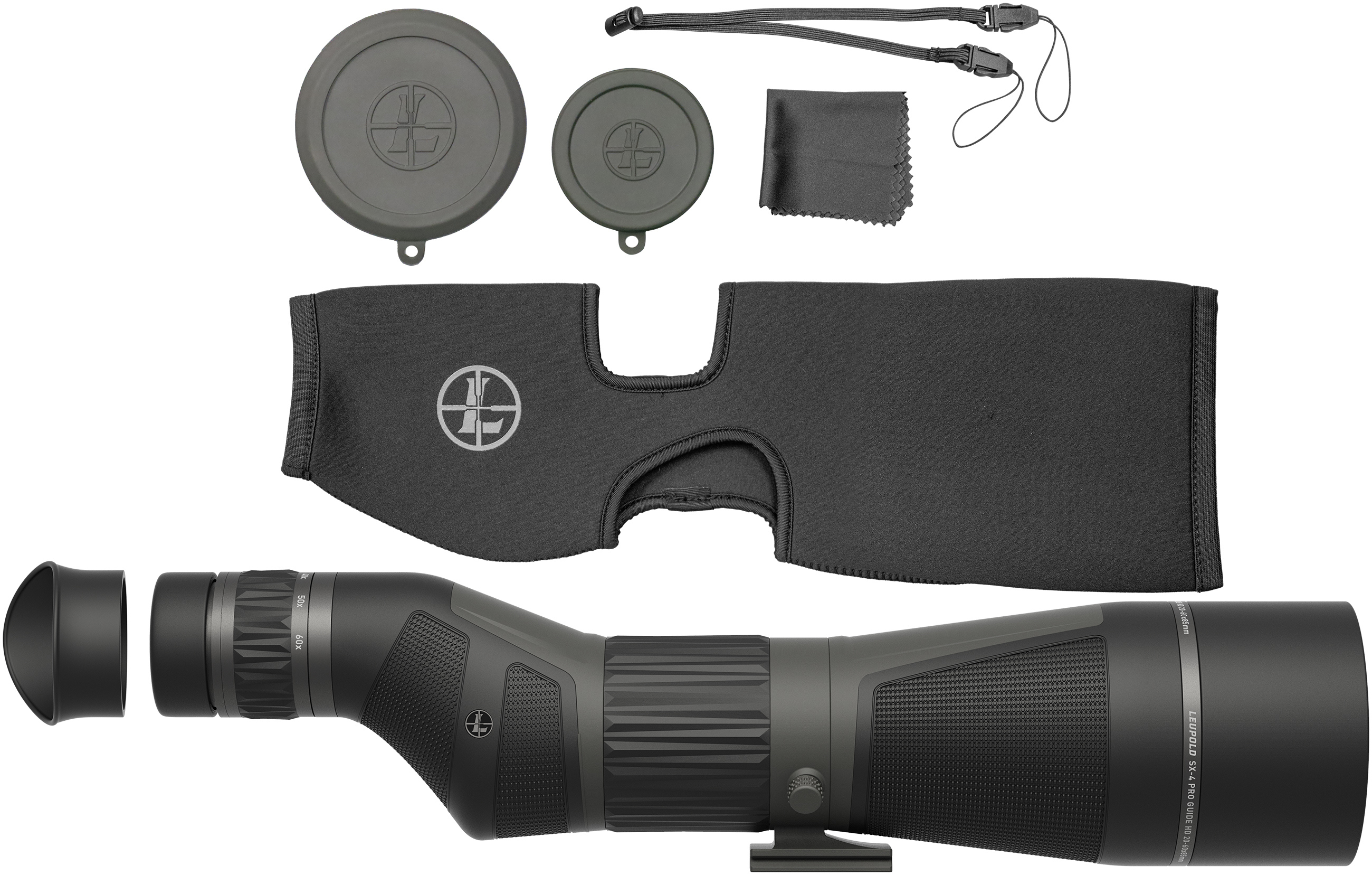 Leupold SX-4 Pro Guide HD Gen 2 20-60x85mm Straight Spotting Scope