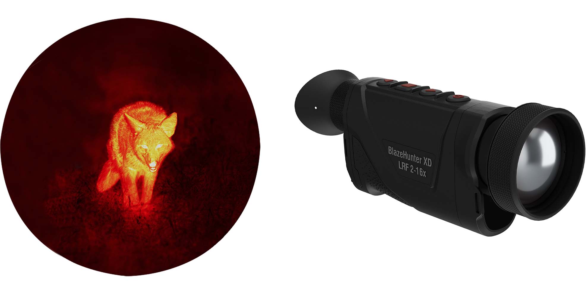 ATN BlazeHunter HD Thermal Monocular with Laser Rangefinder