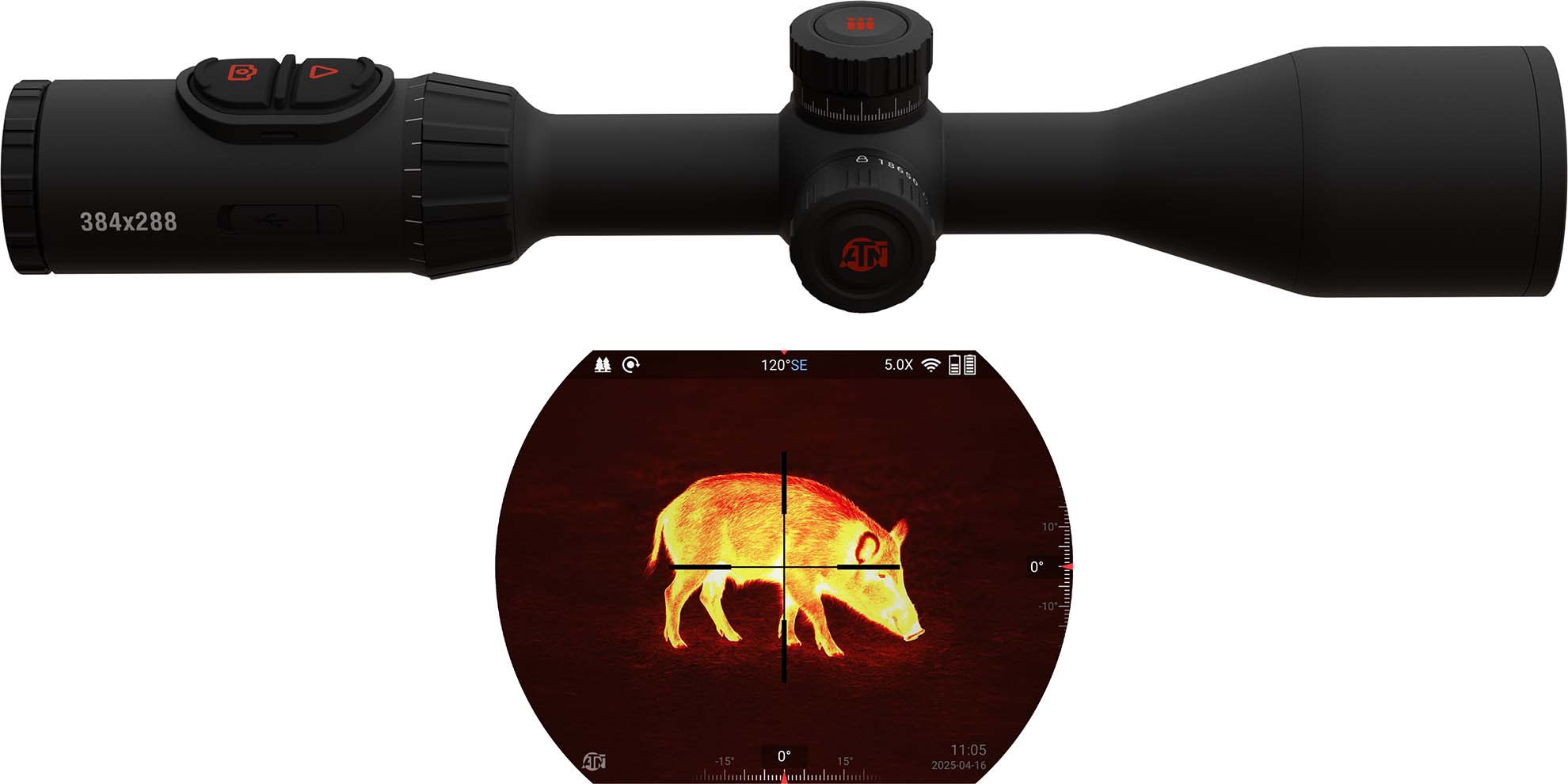 ATN Thor 6 Elite Thermal Rifle Scope 3.5-28X 35mm