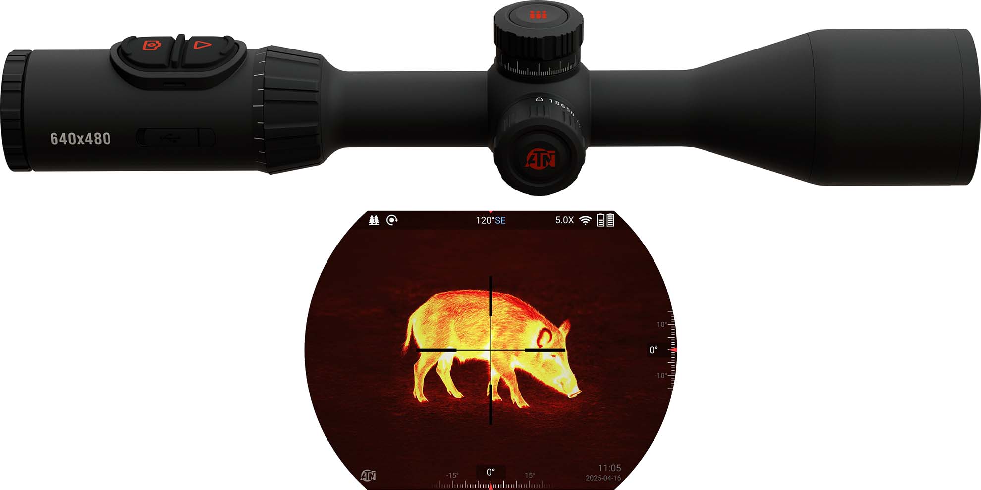 ATN ThOR 6 Elite Thermal Rifle Scope 3-24X