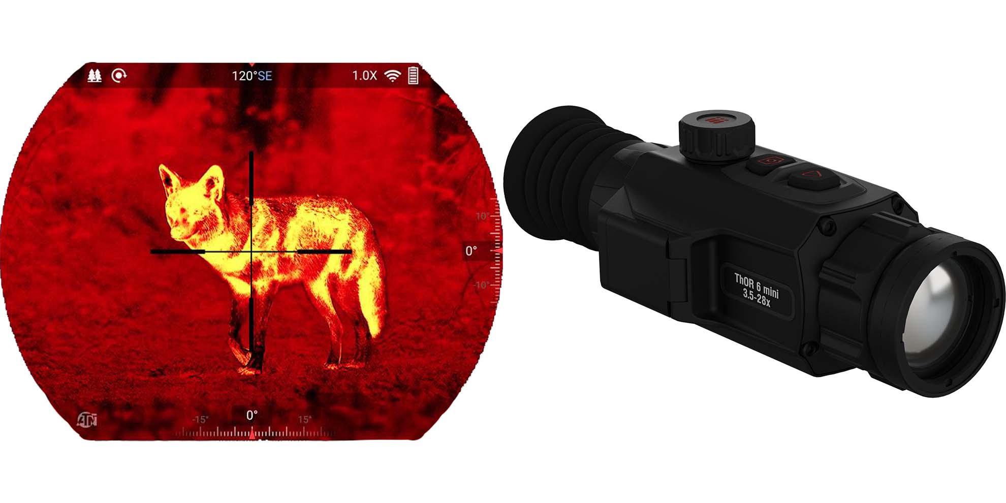 ATN ThOR 6 Mini Thermal Rifle Scope 3.5-28X 35mm