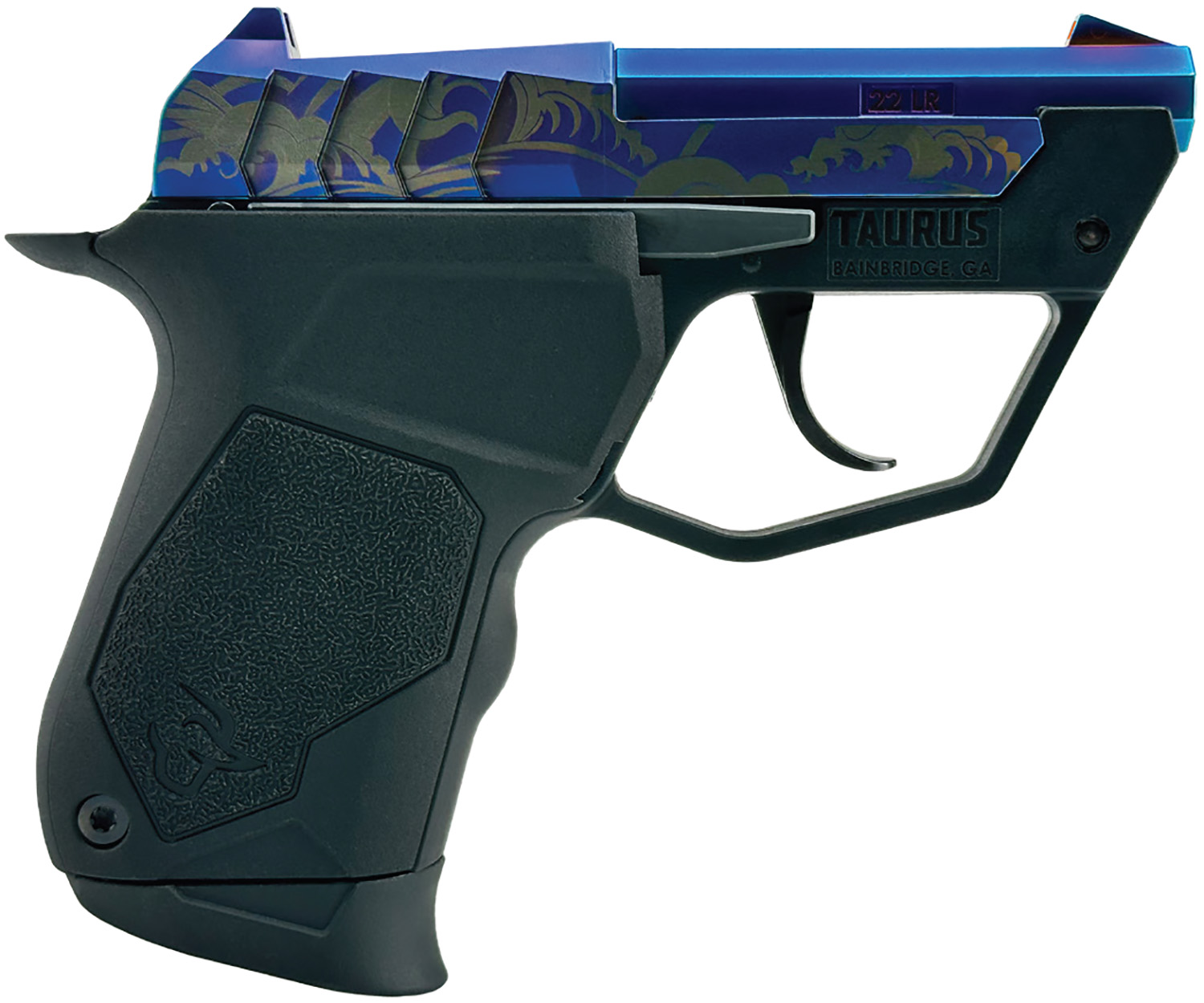 Taurus 22TUC 22 LR 2.5" Semi-Auto Pistol with Great Wave Engraving