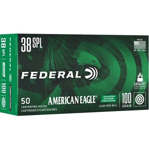 Federal Lead Free Range 38 Spl 100GR
