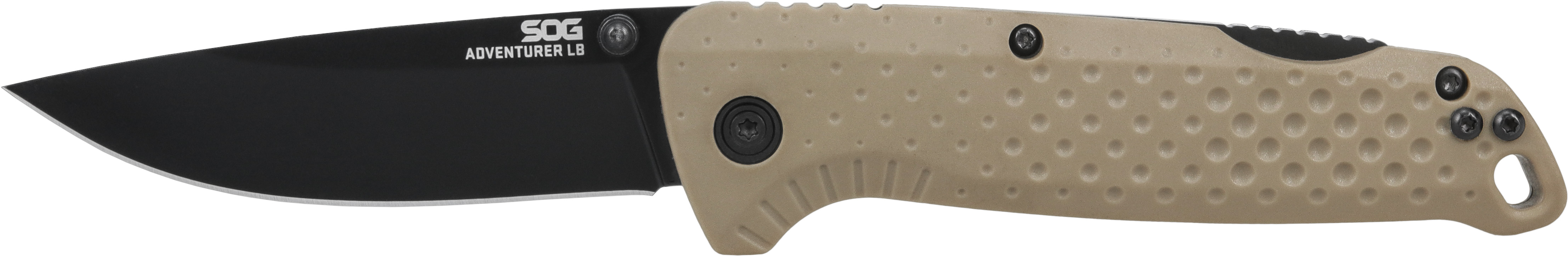 SOG Adventurer 3.5" Folding Knife - 5Cr15MoV - Flat Dark Earth