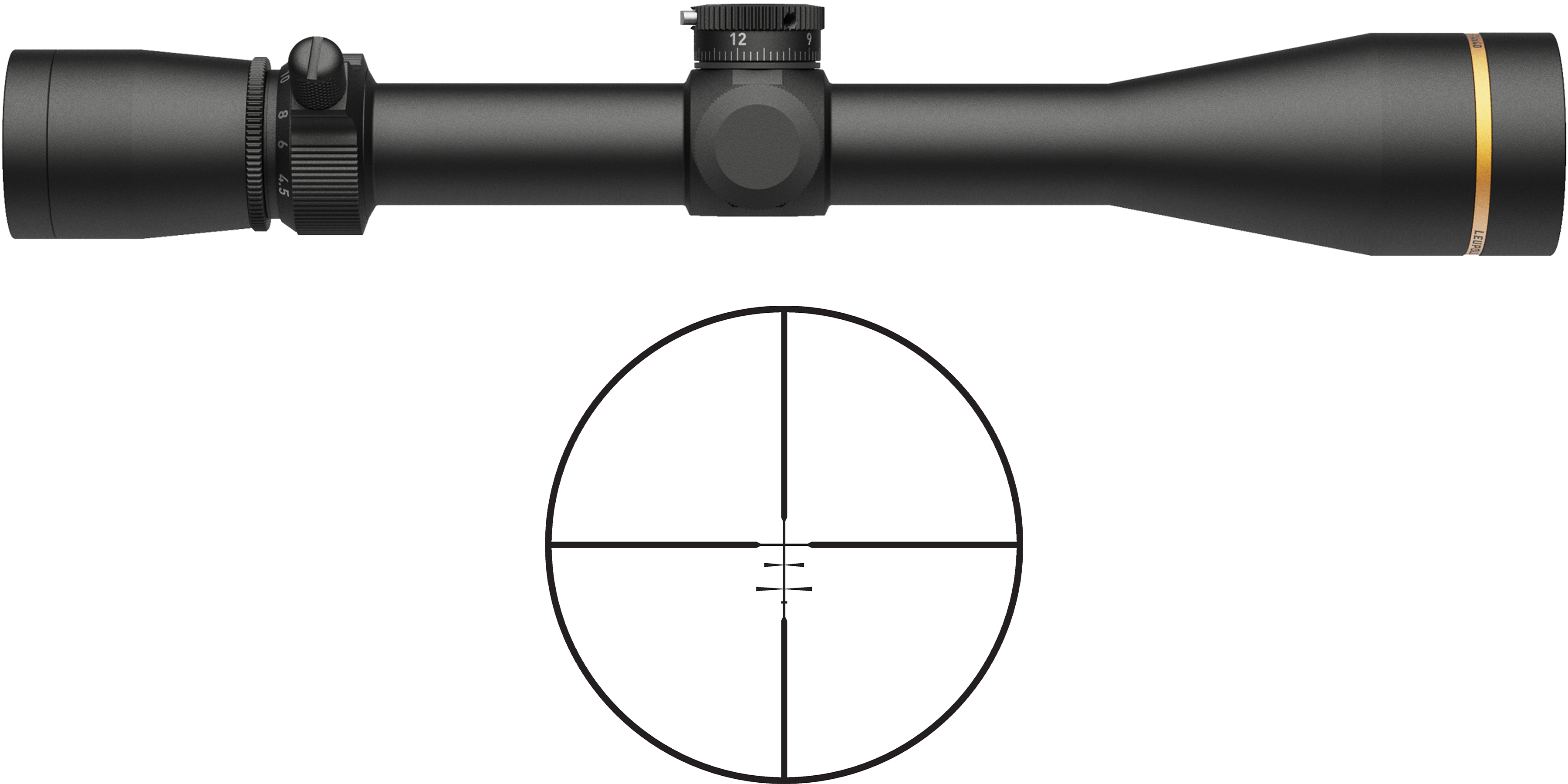 Leupold VX-3HD 4.5-14x40mm Rifle Scope Boone & Crockett Reticle Matte Black