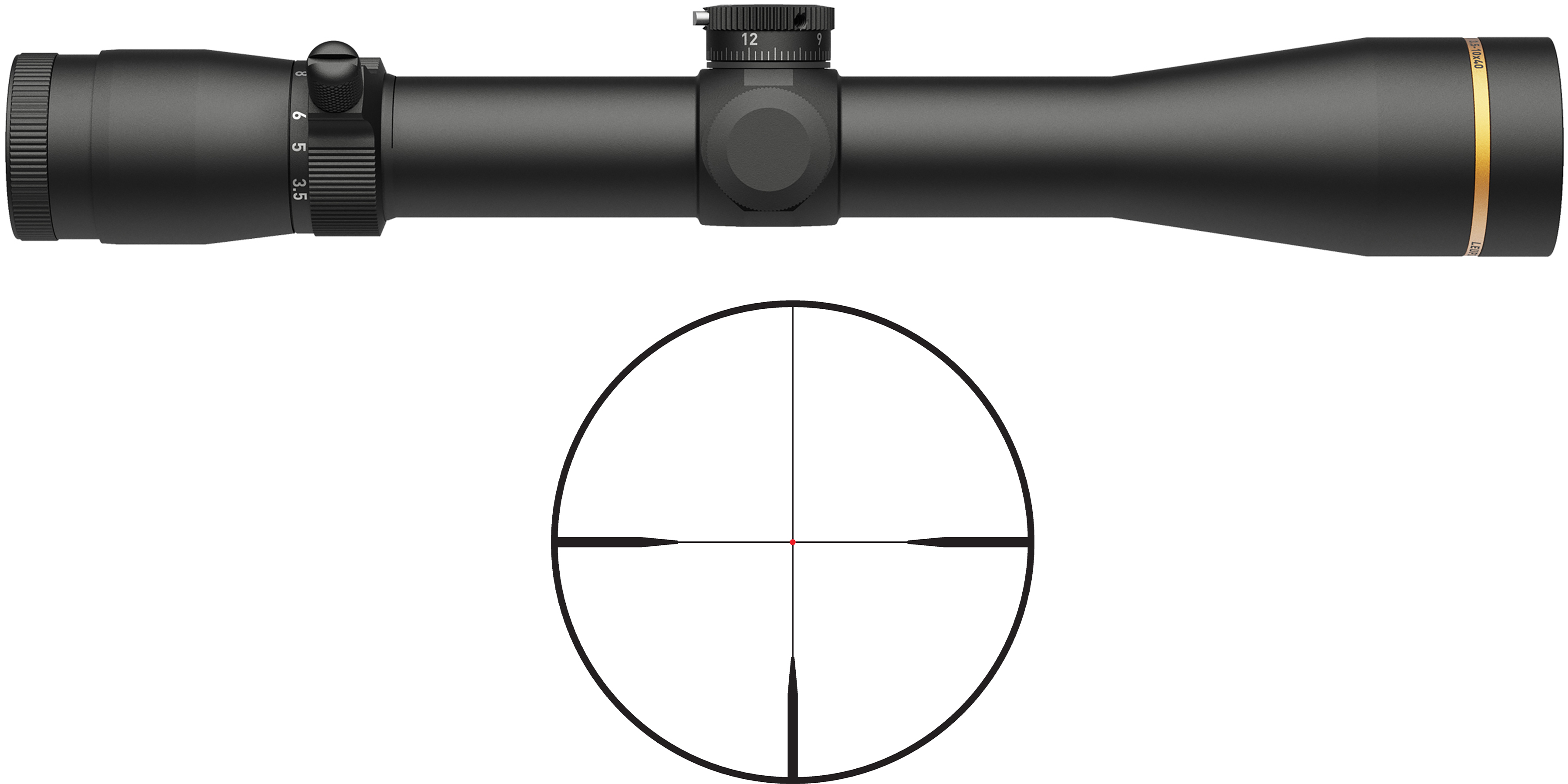 Leupold VX-3HD 3.5-10x40mm Illuminated FireDot Twilight Hunter Reticle