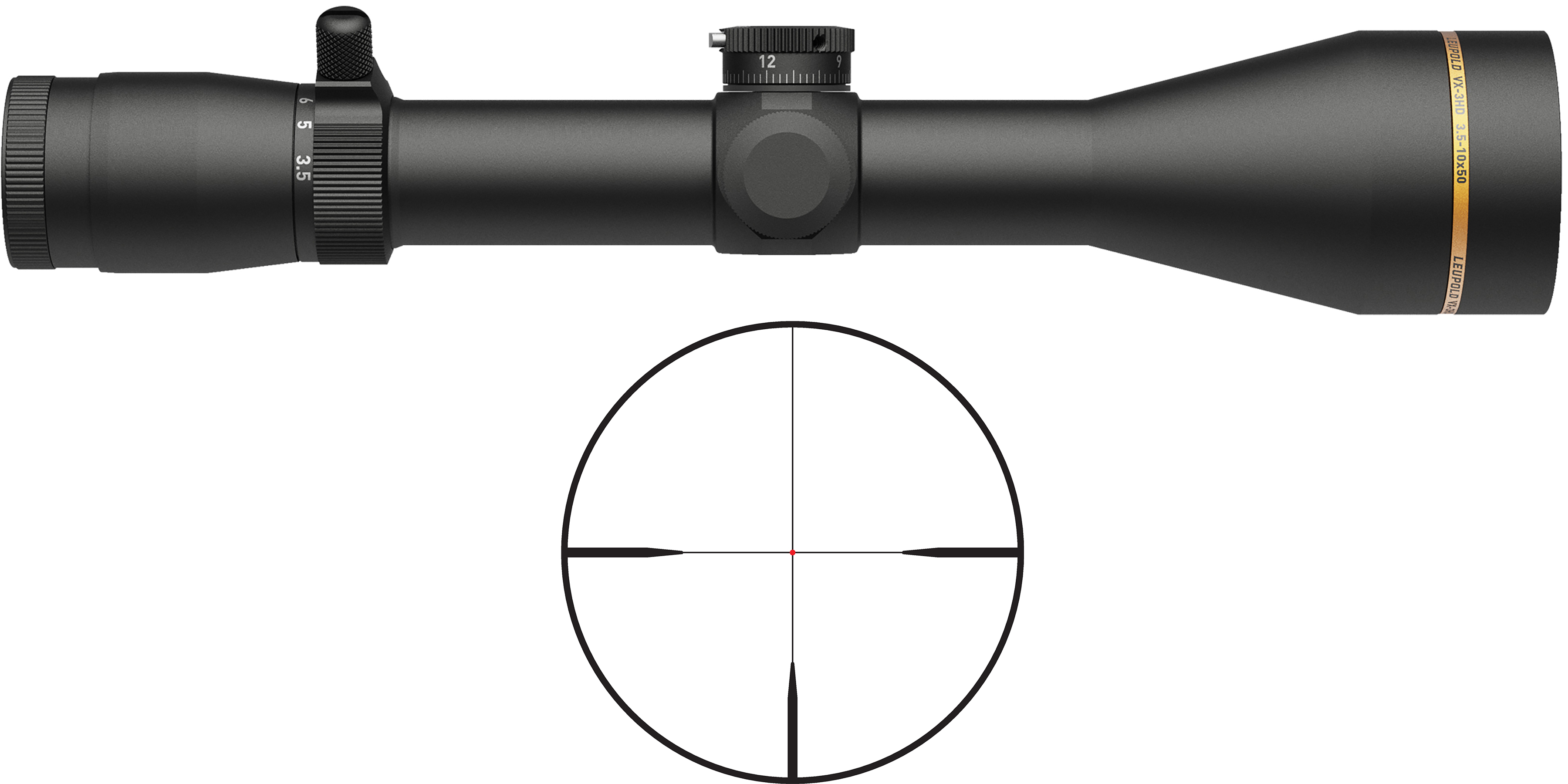 Leupold VX-3HD 3.5-10x50mm Illuminated FireDot Twilight Hunter Scope