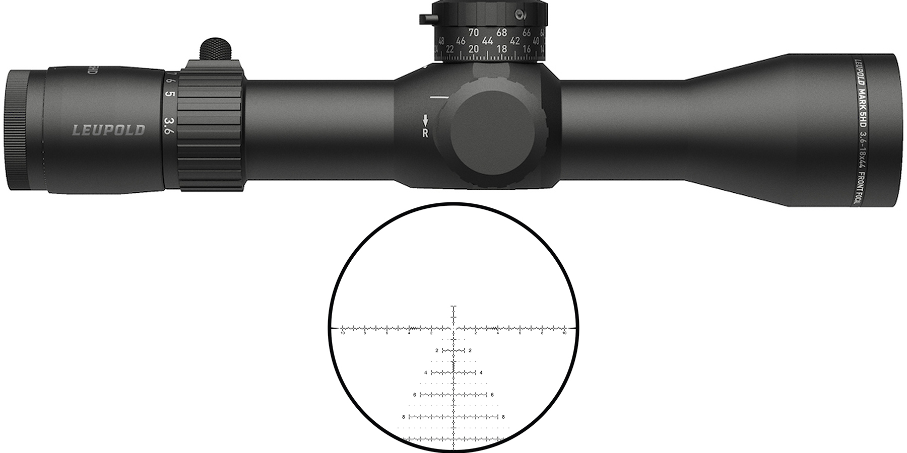 Leupold Mark 5HD 3.6-18X44mm 35mm FFP Rifle Scope