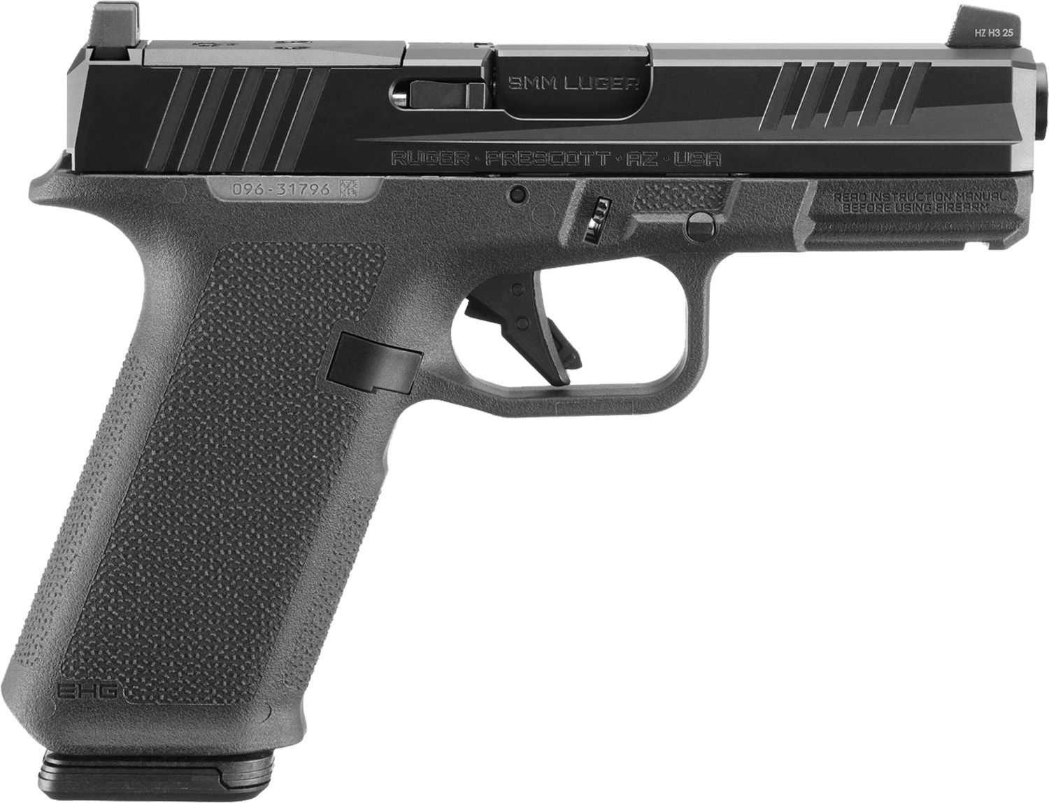 Ruger RXM 9mm Luger 4" Barrel Optics Ready Pistol with Magpul EHG Grip