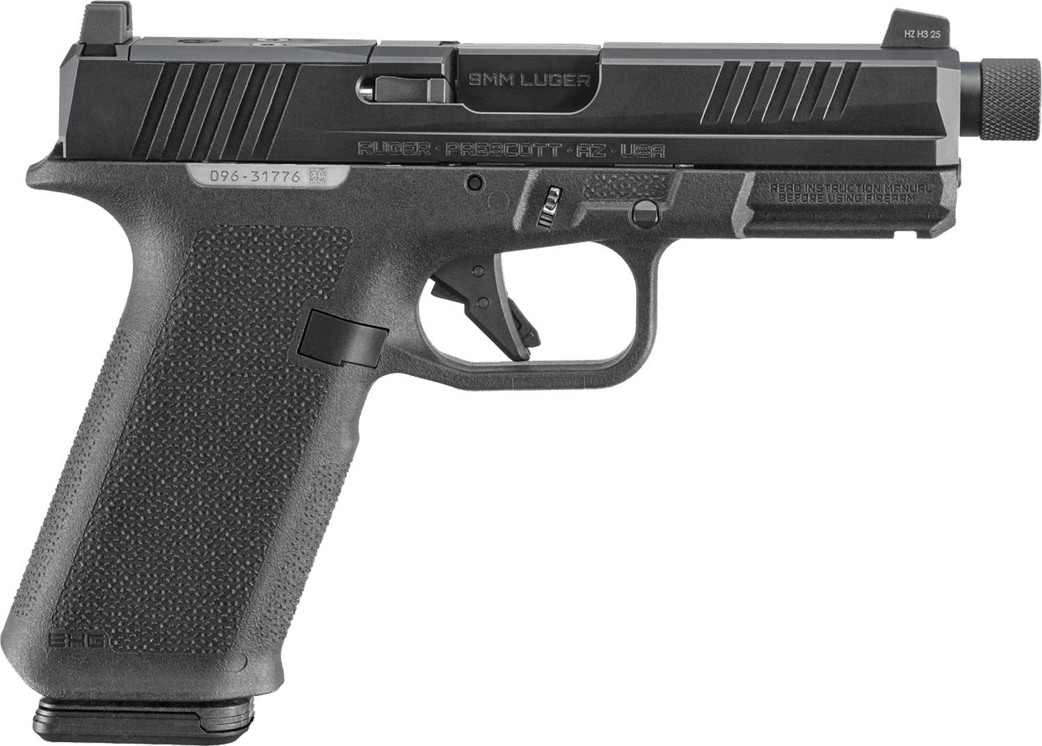 Ruger RXM 9mm Luger 4.5" Threaded Barrel Pistol with Magpul EHG Grip - Optics Ready