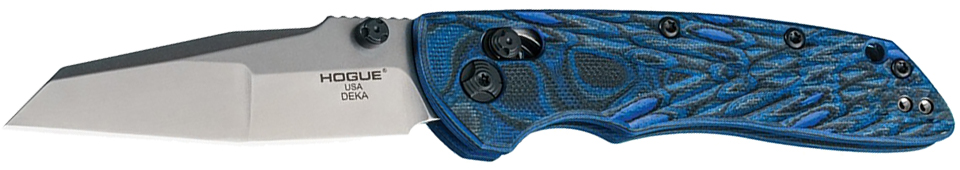 Hogue Deka 3.25" CPM 20CV Blue Lava G-Mascus Folding Knife - image 5 of 6
