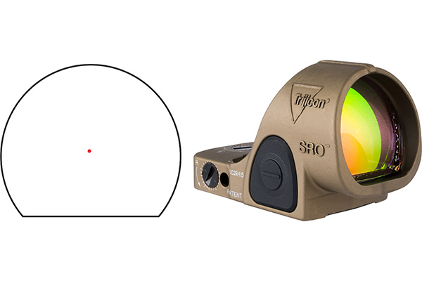 Trijicon SRO 1 MOA Red Dot Reflex Sight - Coyote Brown
