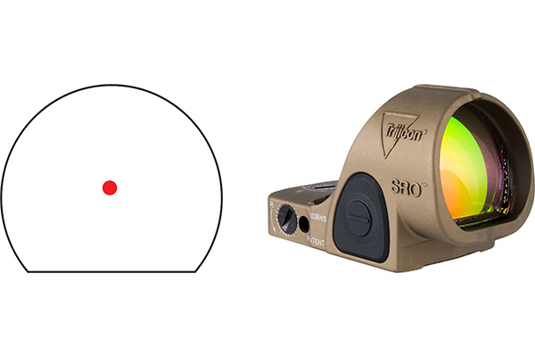 Trijicon SRO 5 MOA Red Dot Sight - Coyote Brown