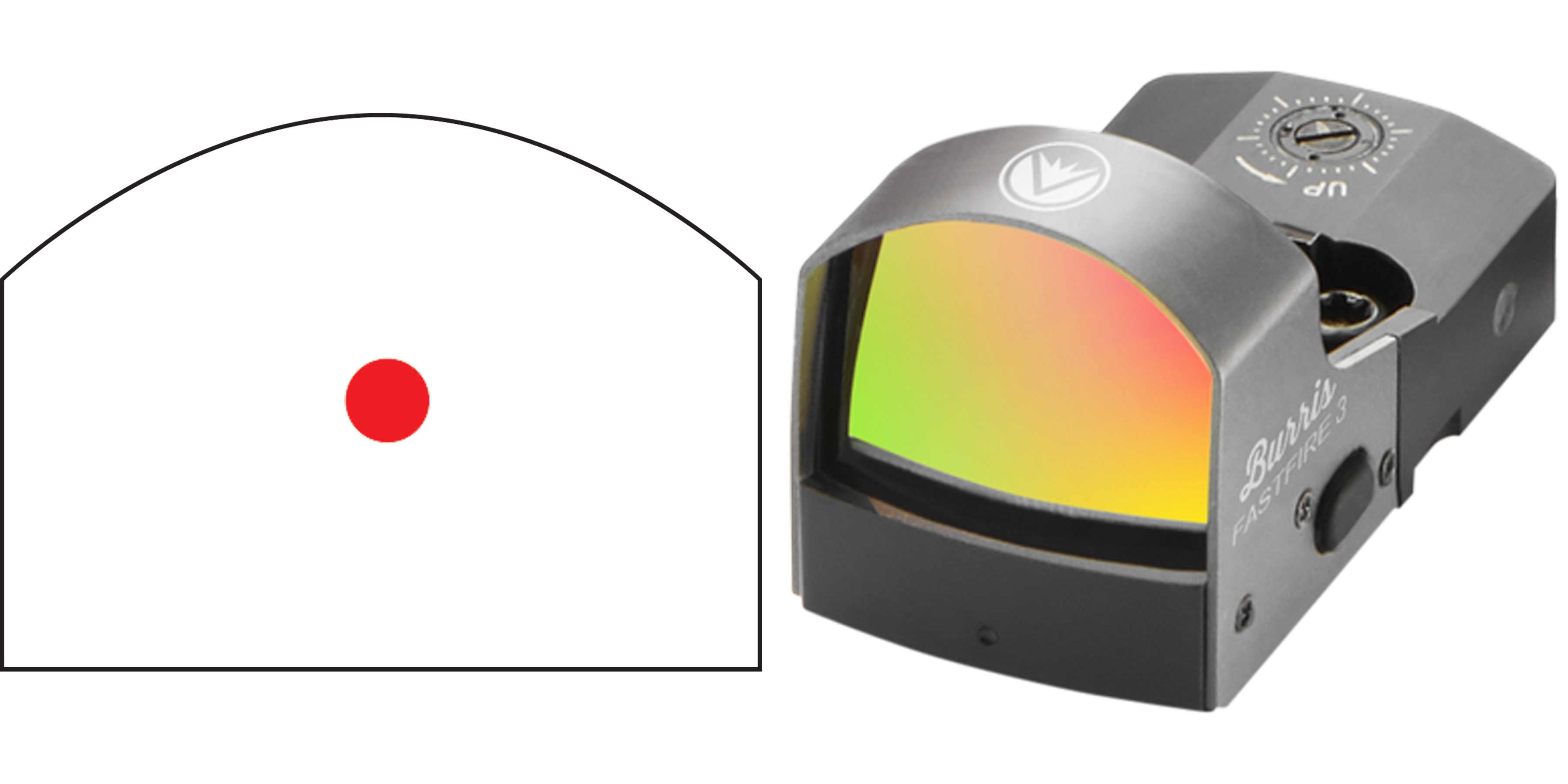 Burris FastFire 3 Red Dot Sight - 8 MOA Dot with Picatinny Mount