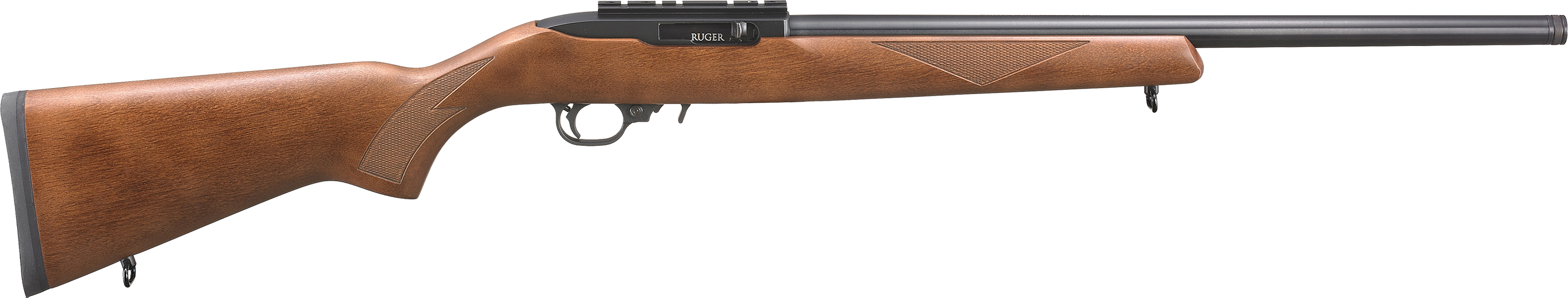 RUGER 10/22 LVT 22LR 20" WD/BLK TB