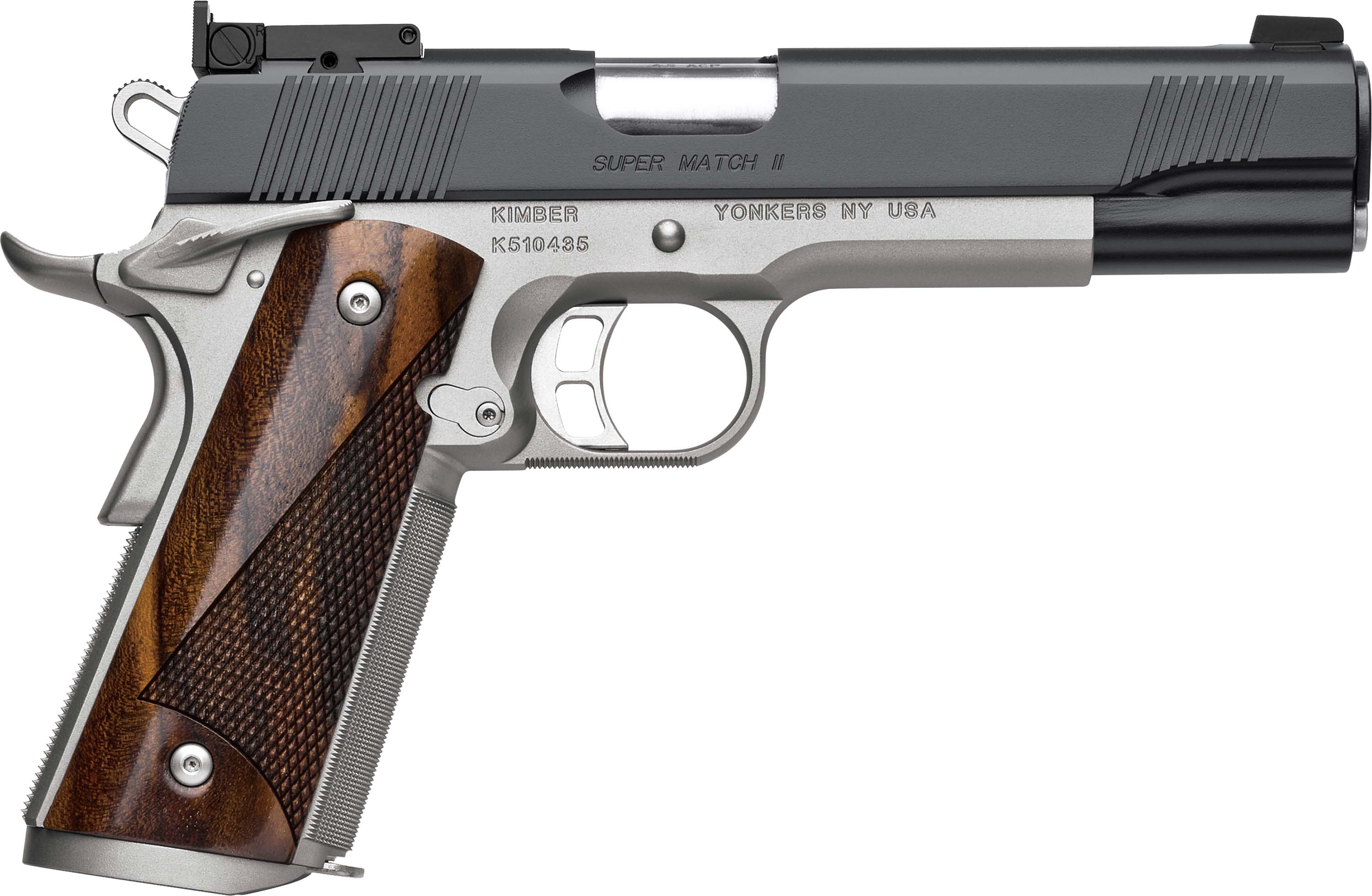 Kimber Super Match II .45 ACP 5" 8+1 Matte Black Walnut Grip