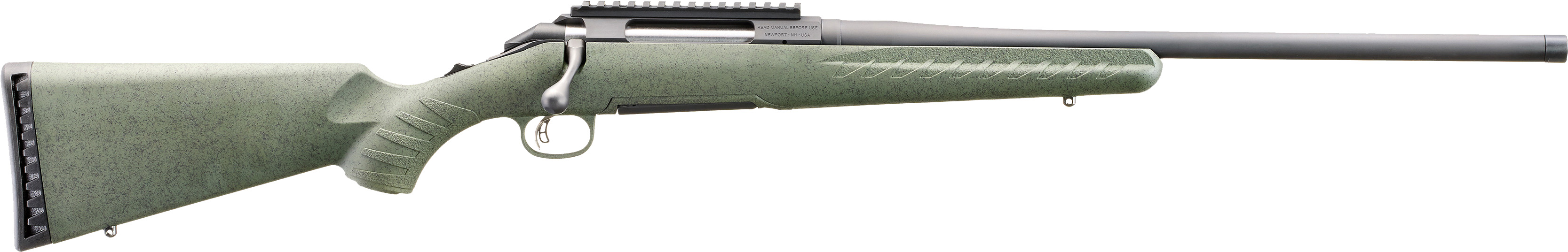 GLENFIELD MODEL A 308 WIN 20IN BARREL 4RD BLACK THREADED MOSS GREEN SPLATTER STOCK ADJ TRIGGER PICATINNY BASE 52001