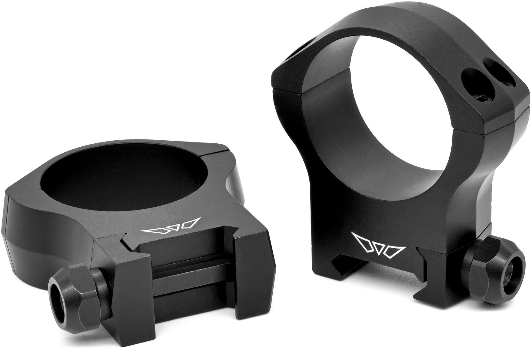 Warne Mountain Tech 34mm High Scope Rings Matte Black