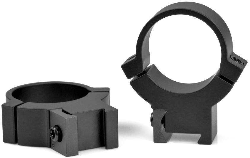Warne Maxima 722M Rimfire Scope Rings, 70/30 Split, High, 1"