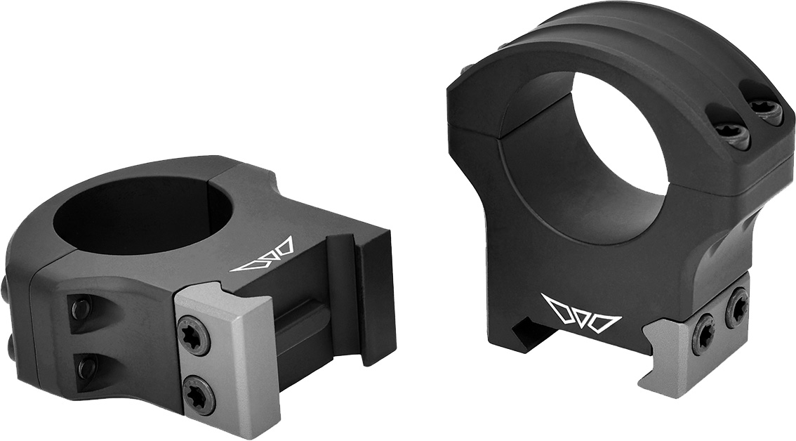 Warne HyperLite 1" High Scope Rings - MagnaFusion Alloy