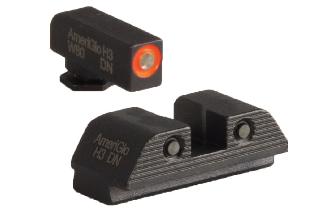 AmeriGlo Trooper Glock MOS Green Tritium Sight Set