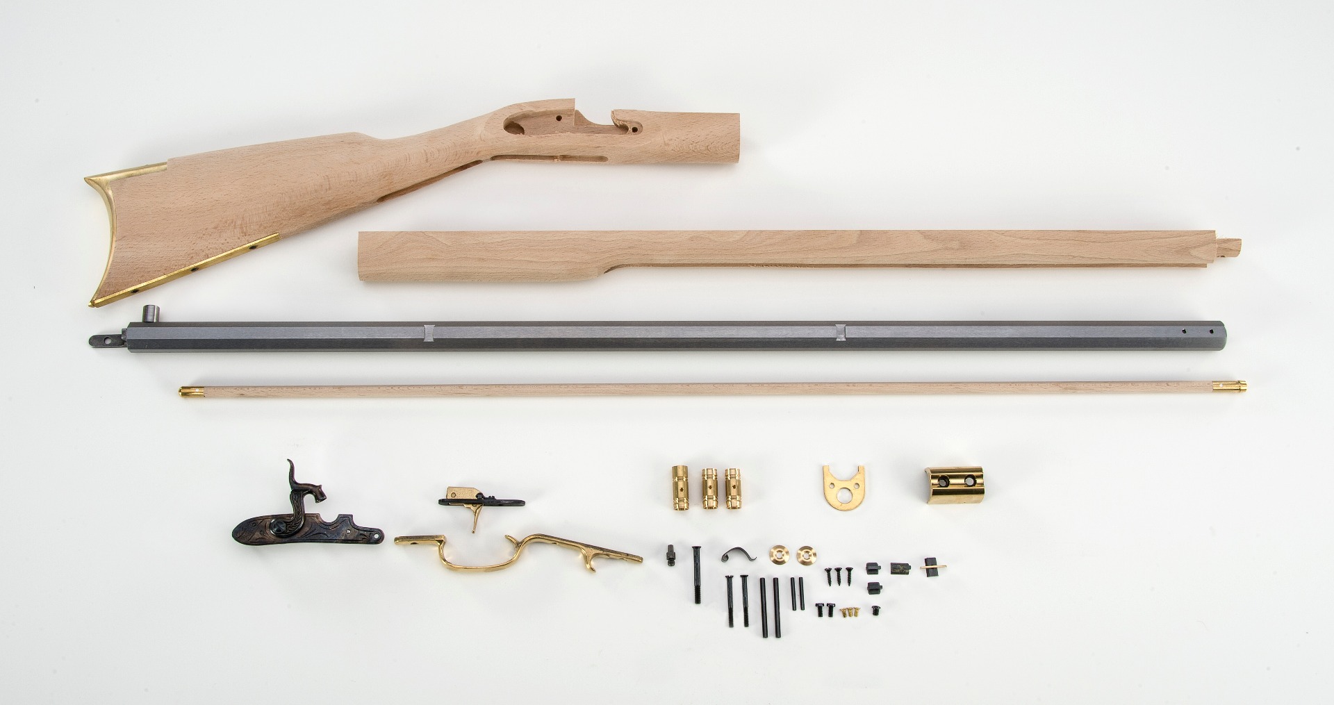Traditions DIY Kit Kentucky Rifle .50 Cal 33.5" Black Powder