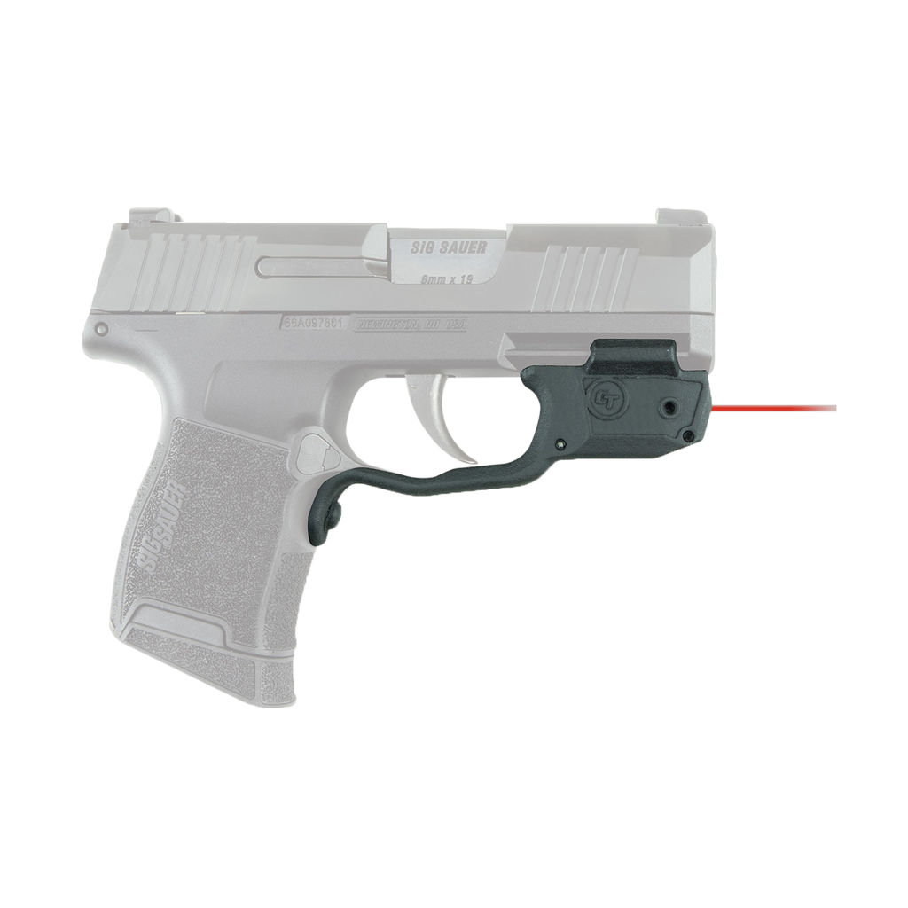 Crimson Trace Laserguard for Sig Sauer P365 - Red Laser, Front Activation, Black