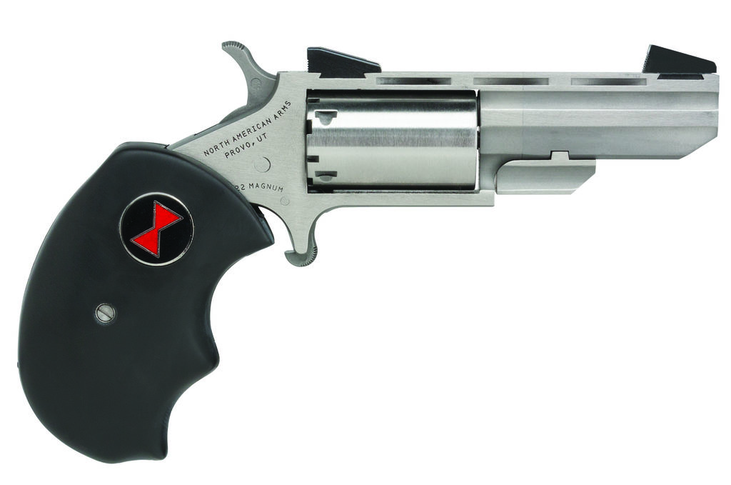 NORTH AMERICAN ARMS 22MAG 2" BLACK WIDOW SS FS