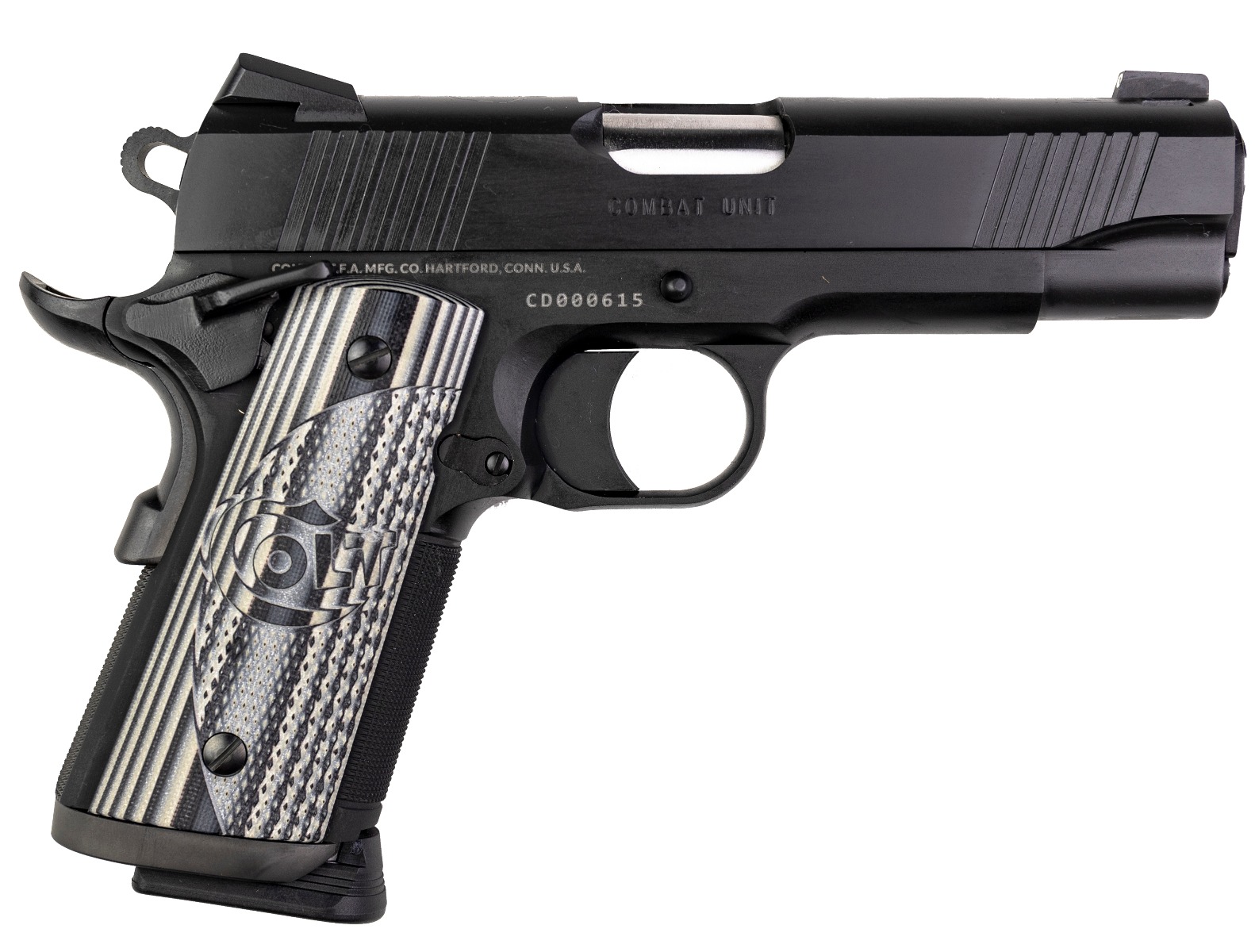 COLT COMBAT UNIT CCO 45ACP BK 4.25"