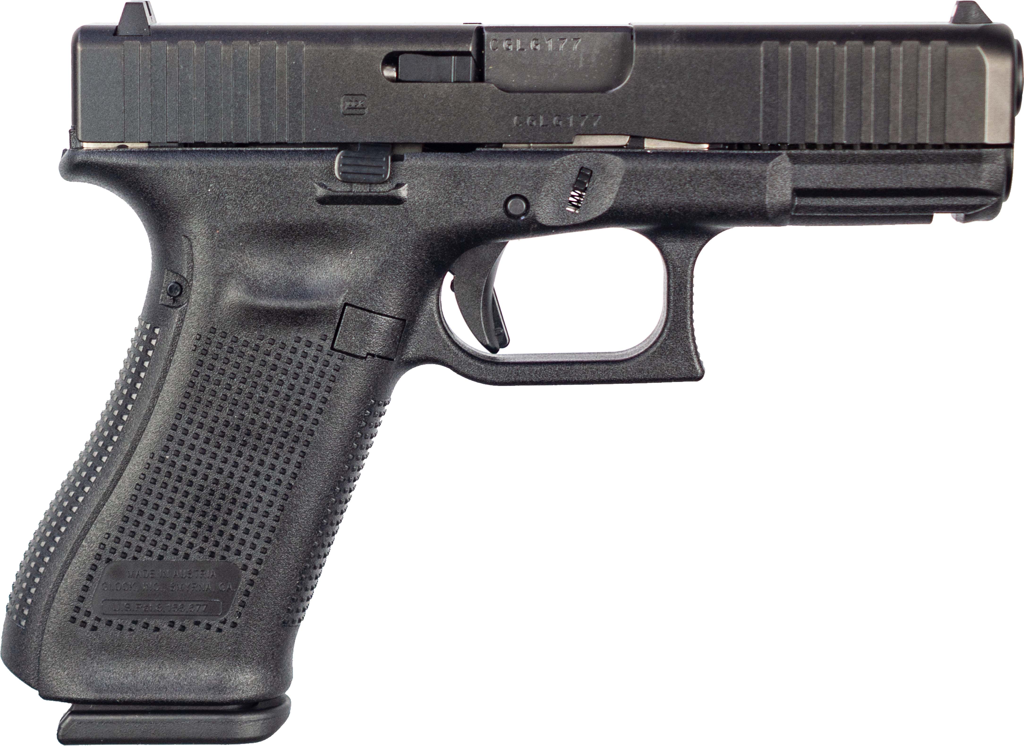 Glock V-Series Model 45 Handgun 9mm Luger 10rd Magazines (3) 4.02" Barrel Black Austria