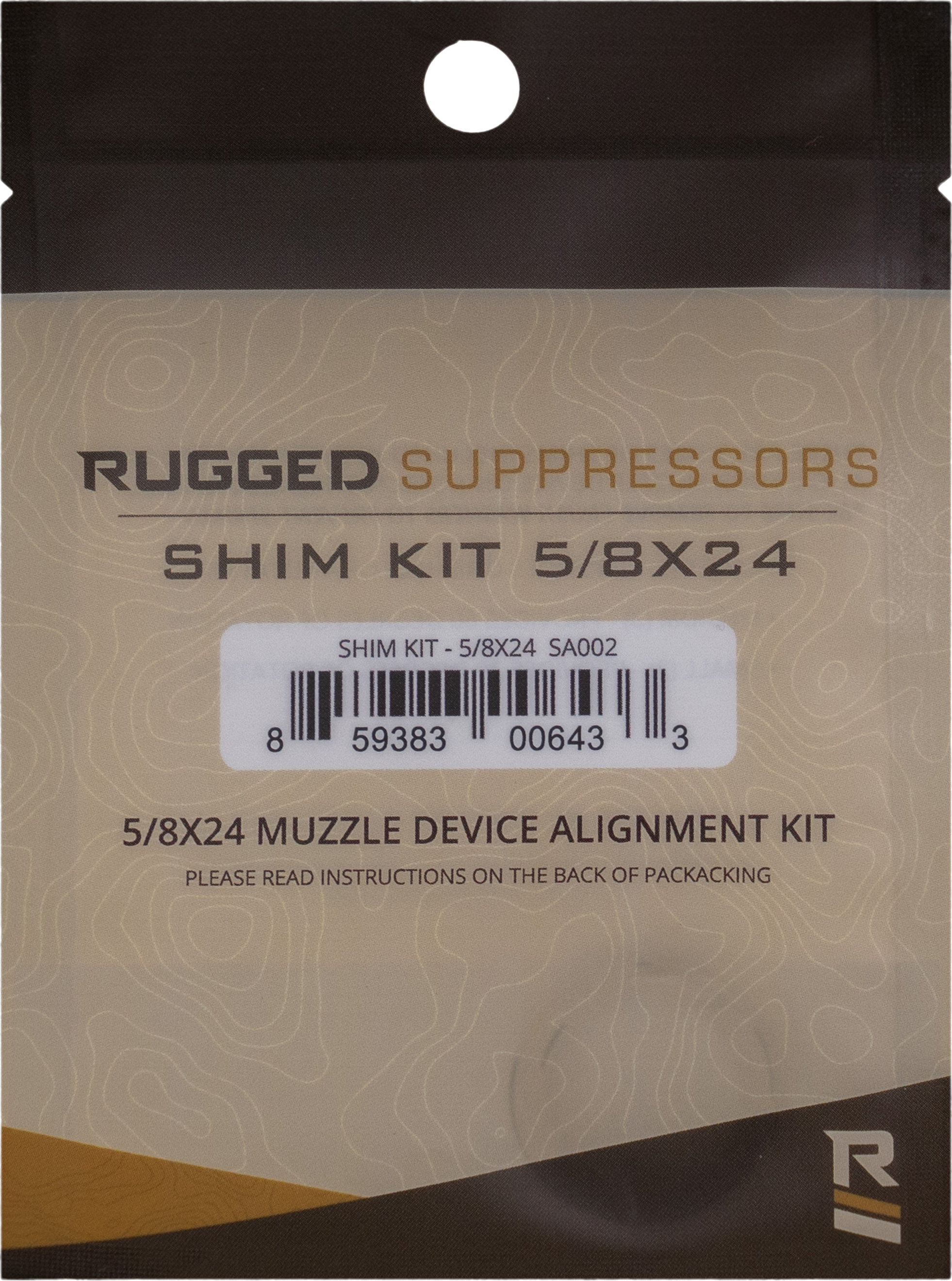 Rugged Suppressors Shim Kit
