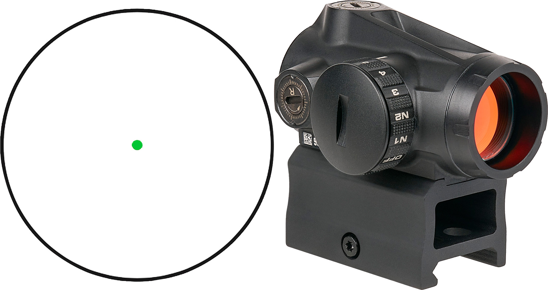 Sig Sauer Romeo MSR Gen II 1X20mm 2 MOA Green Dot Sight