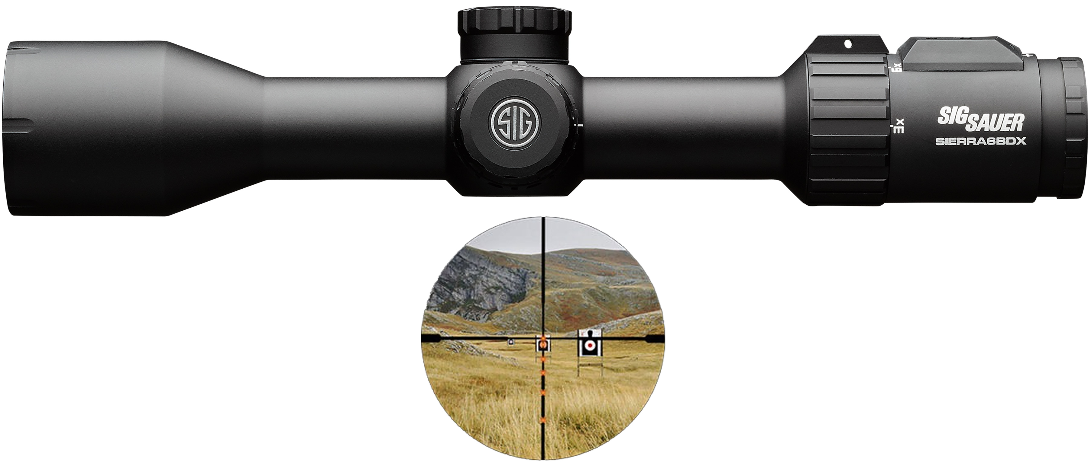 Sig Sauer Sierra6BDX 3-18x44mm Rifle Scope