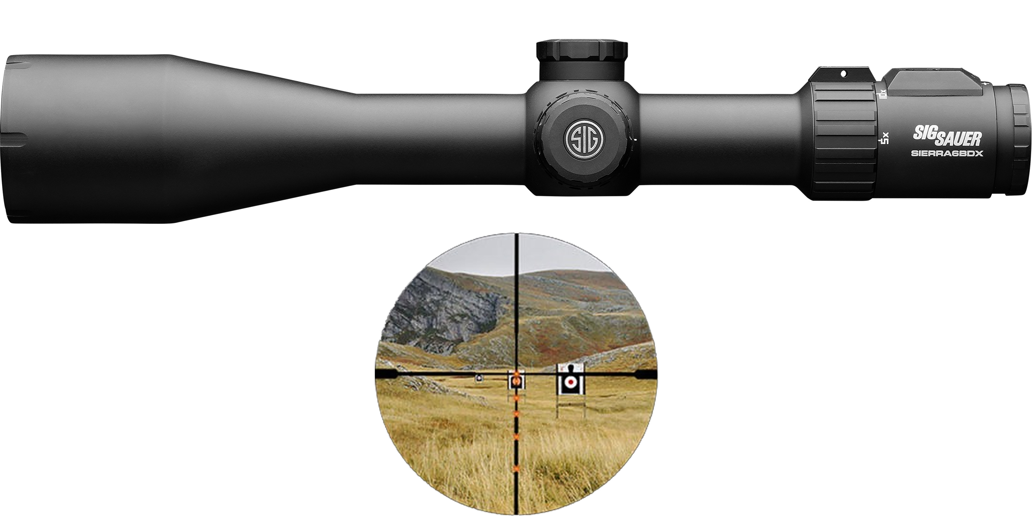 Sig Sauer Sierra 6 BDX 5-30X56mm Rifle Scope with BDX-R2 Reticle