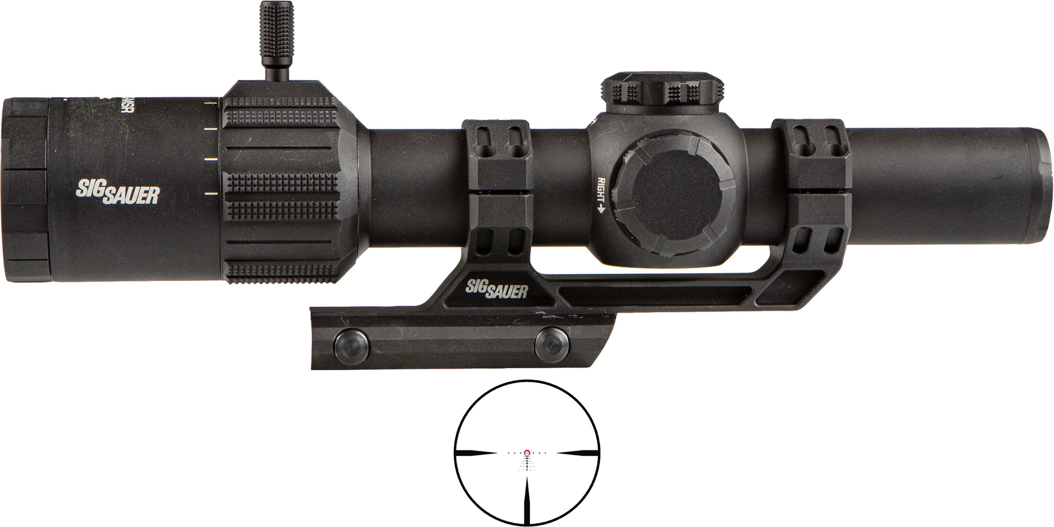 Sig Sauer Tango MSR 1-10x28mm SFP Illuminated Scope with Mount