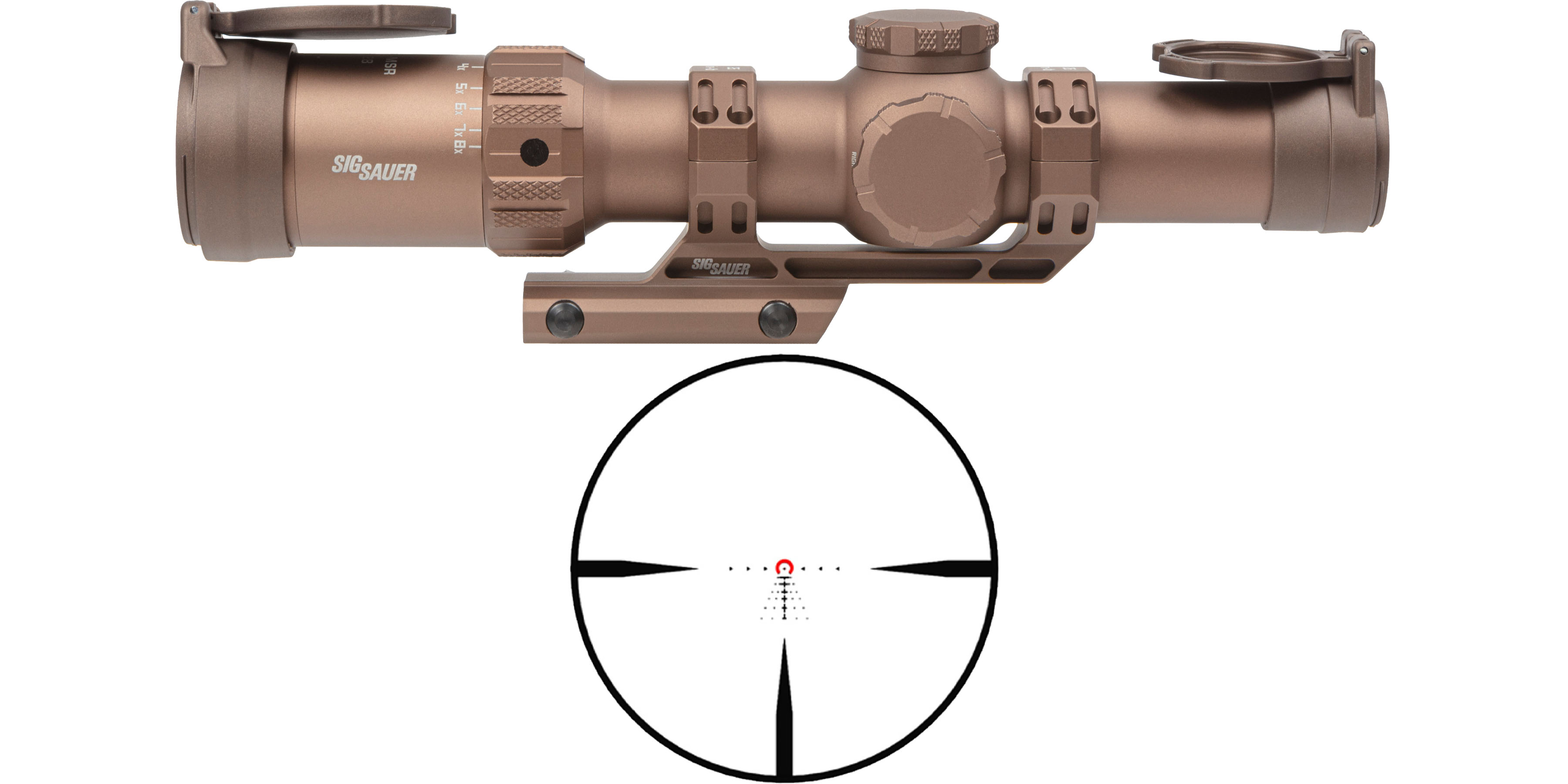 Sig Sauer Tango-MSR 1-8x24mm SFP Rifle Scope