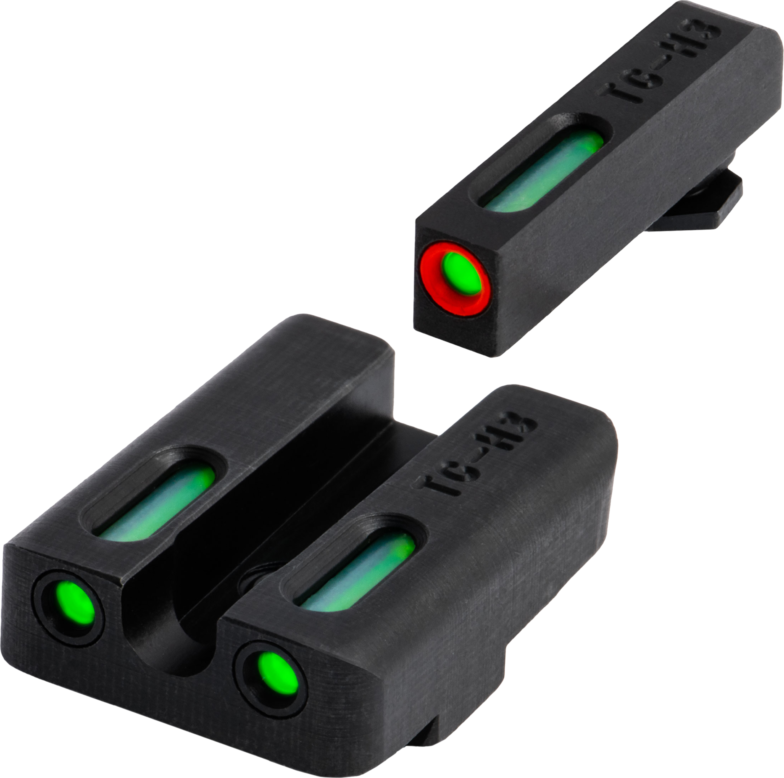 Truglo TFX Pro Tritium/Fiber-Optic Sight Set for Glock