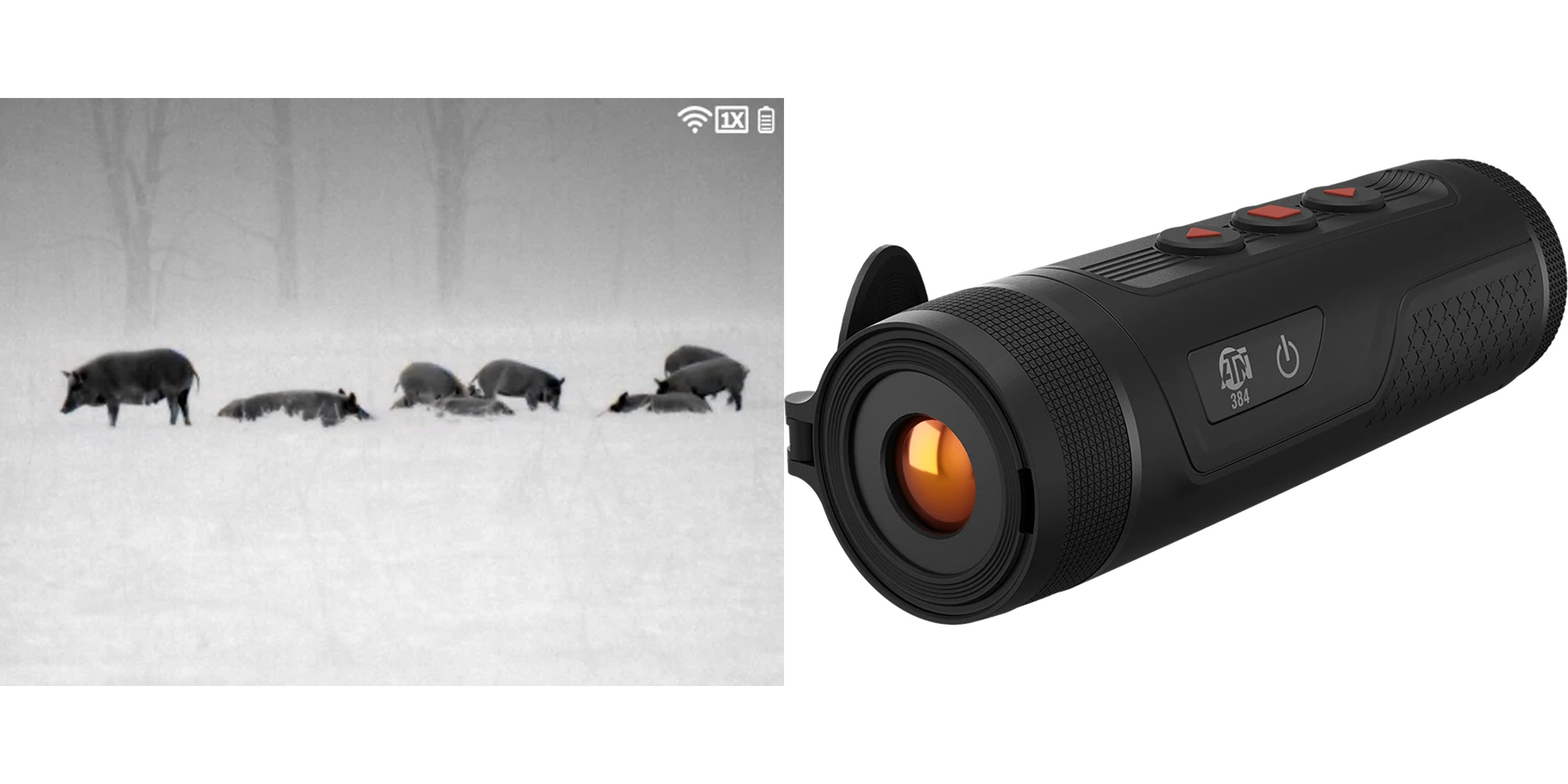 ATN Blaze Trek Thermal Monocular, 19mm, 2-16x