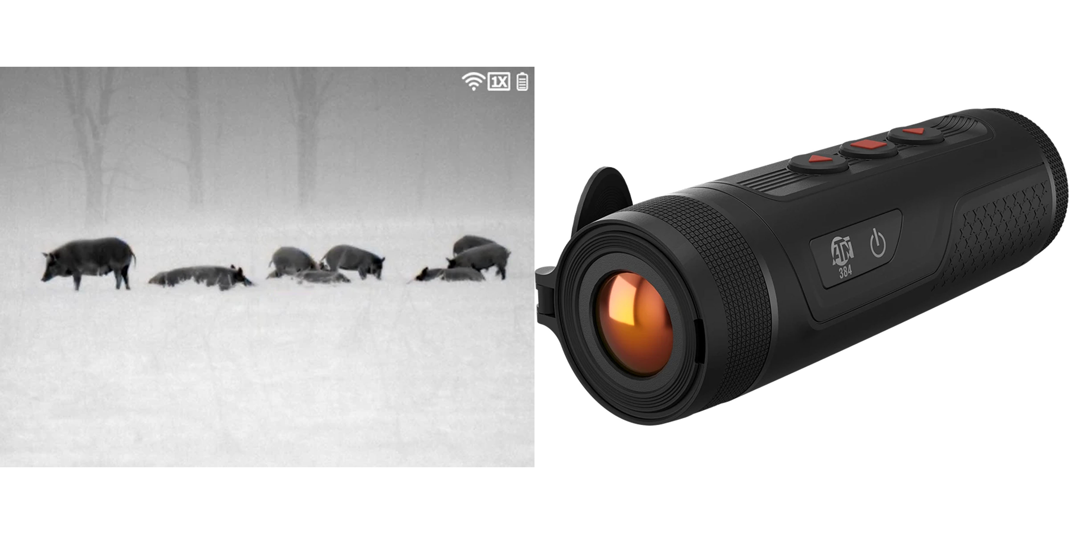 ATN Blaze Trek Thermal Monocular, 2.7-21x, 25mm