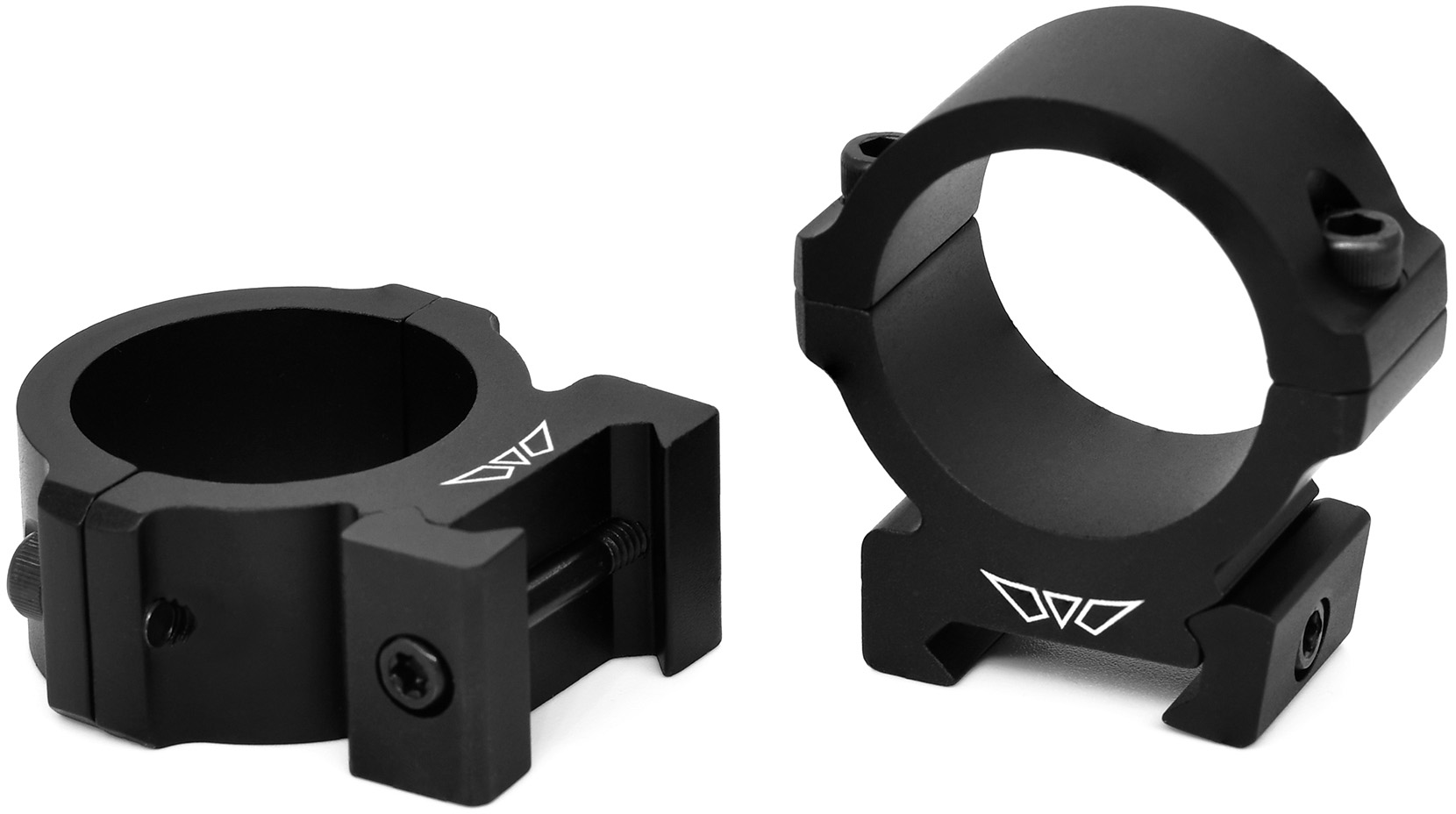 Warne Vapor 30mm Medium Scope Rings - Matte Black, Picatinny