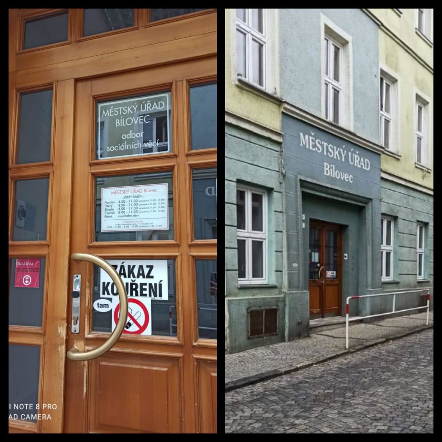 Tichá linka na MÚ Bílovec