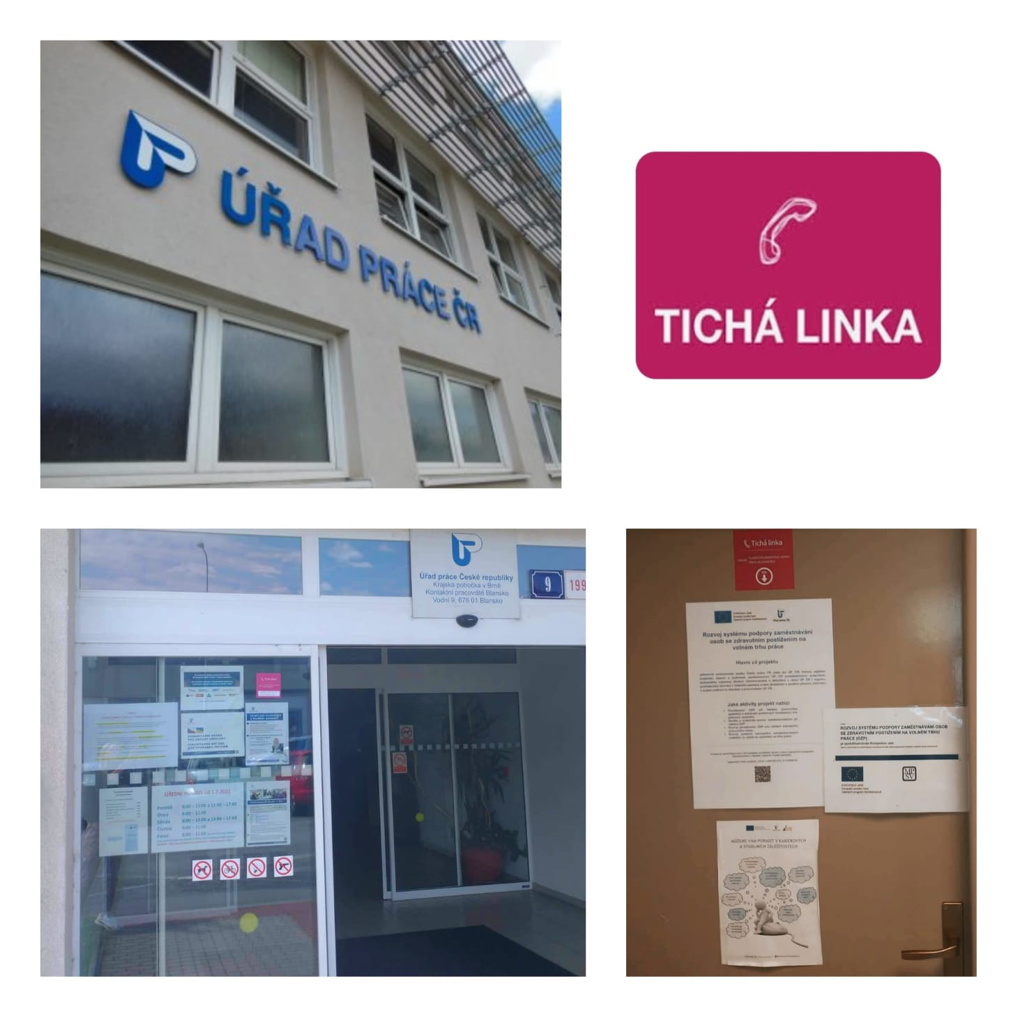 Tichá linka na ÚP v Blansku